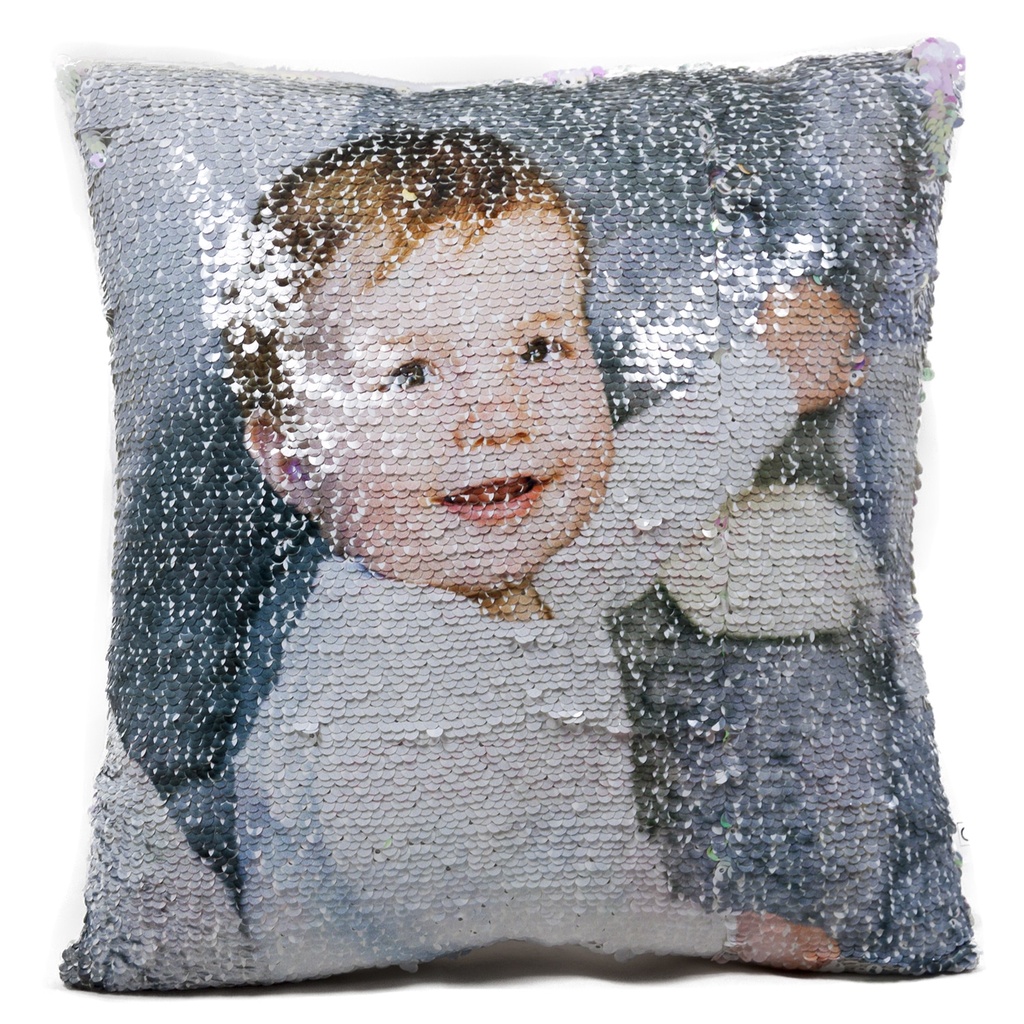 Възглавница с пайети с ваша Снимка