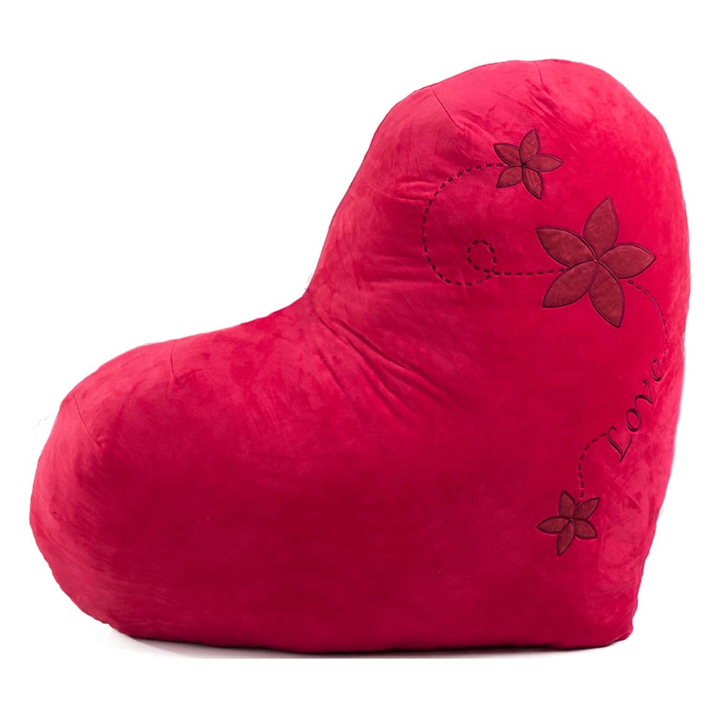 Огромно плюшено сърце с кристални камъни