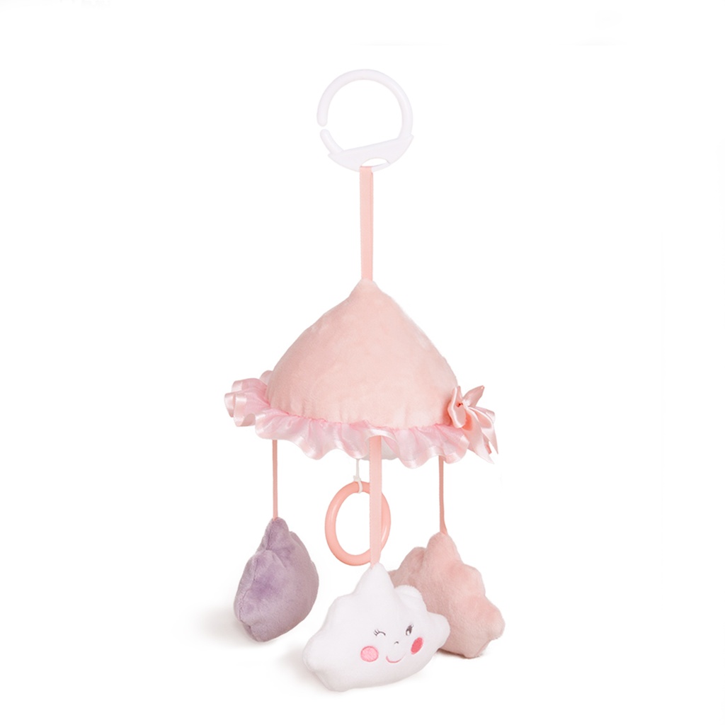 Латерна с облаци І 2 цвята-Розов