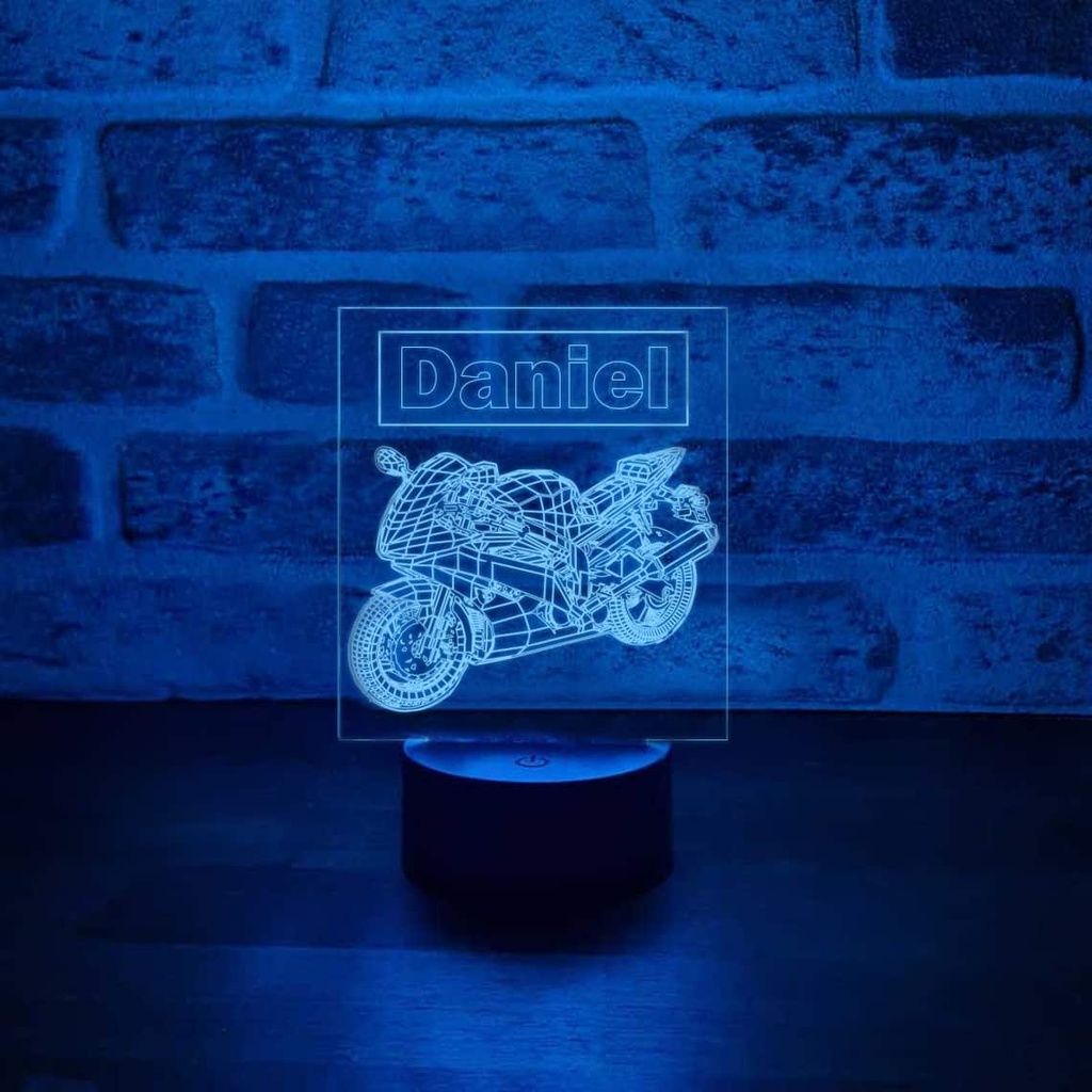 3D LED Нощна лампа - Мотор