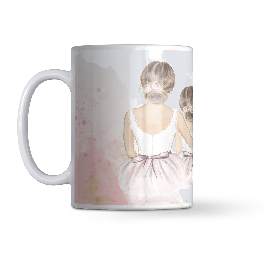 Керамична чаша с надпис - Майка и дъщеря