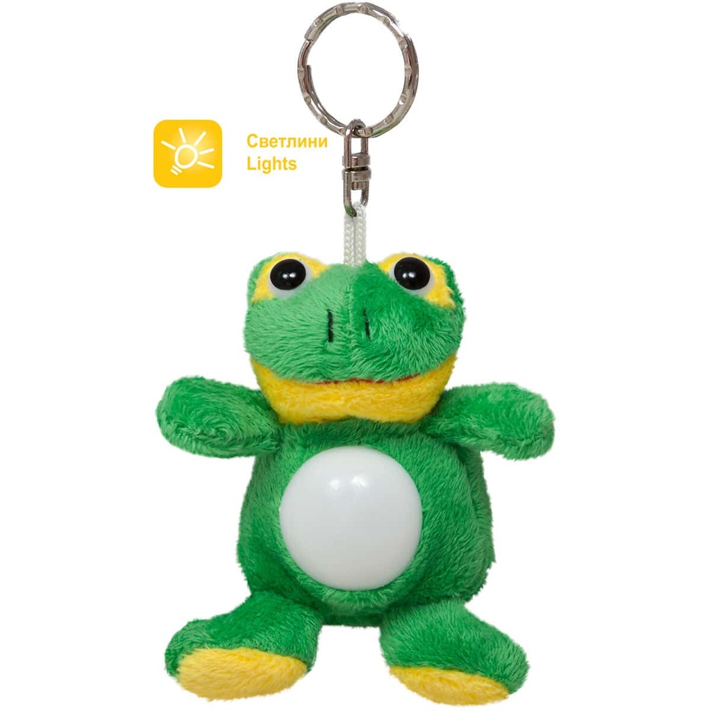 Плюшен ключодържател със светеща лампа