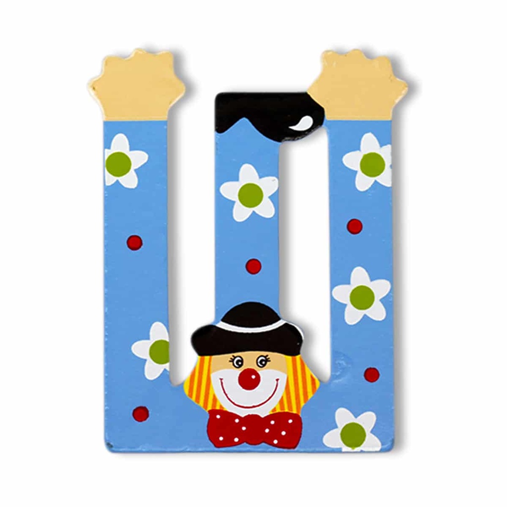 Декоративна дървена буква - Ш