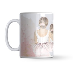 [099239-10] Керамична чаша с надпис - Майка и дъщеря