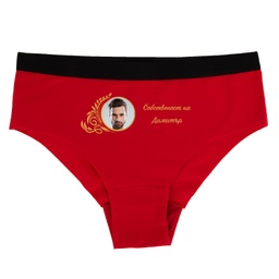 [0717-06-L-R-front] Дамски червени бикини - Собственост на - L - Отпред