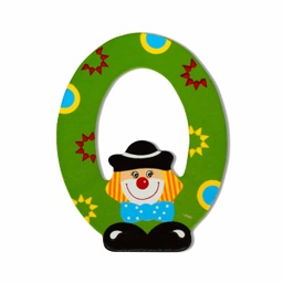 [052513] Декоративна дървена буква - О