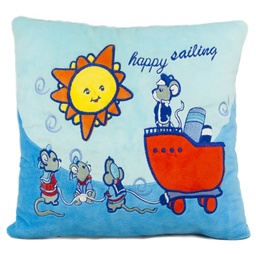 [080664-4] Морска възглавница | 5 вида - Възглавница Червен кораб