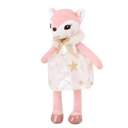 [010671-2] Животни с брокатени рокли Shiny - Лисица - 20 см