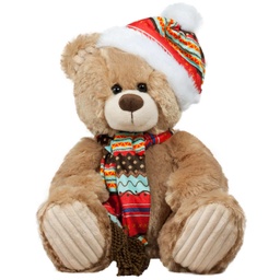 [010165] Мече със шал и шапка