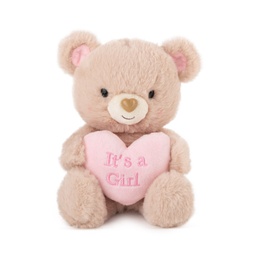 [060113] Мече със сърце - Розов