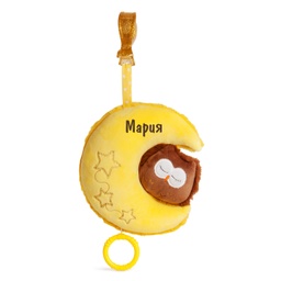 [0098600] Луна латерна с бухал AYLIN с Надпис