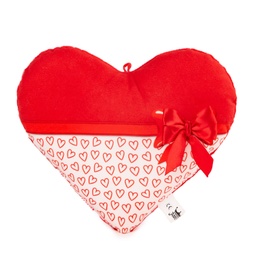 [092018-2] Плюшено сърце с панделка