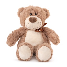 [061102] Мече с панделка - 2 цвята - Кафяв