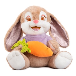 [011018] Заек с тениска и морков | два размера - 60cm