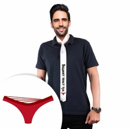 [099230-1-1-1] Вратовръзка за парти с Ваш текст с картинка