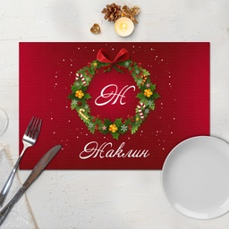[099202-1] Подложка за хранене Коледен венец