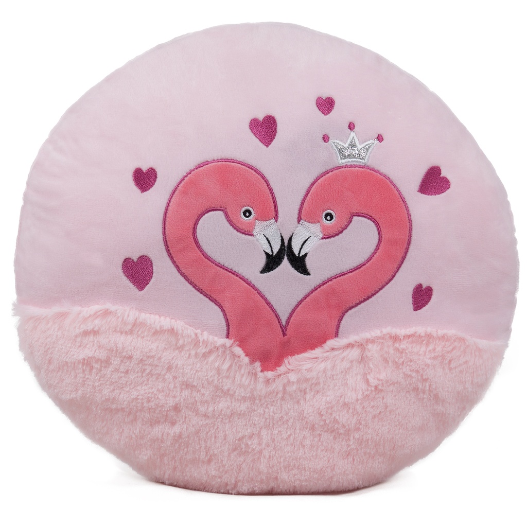 Розова възглавница с фламинго