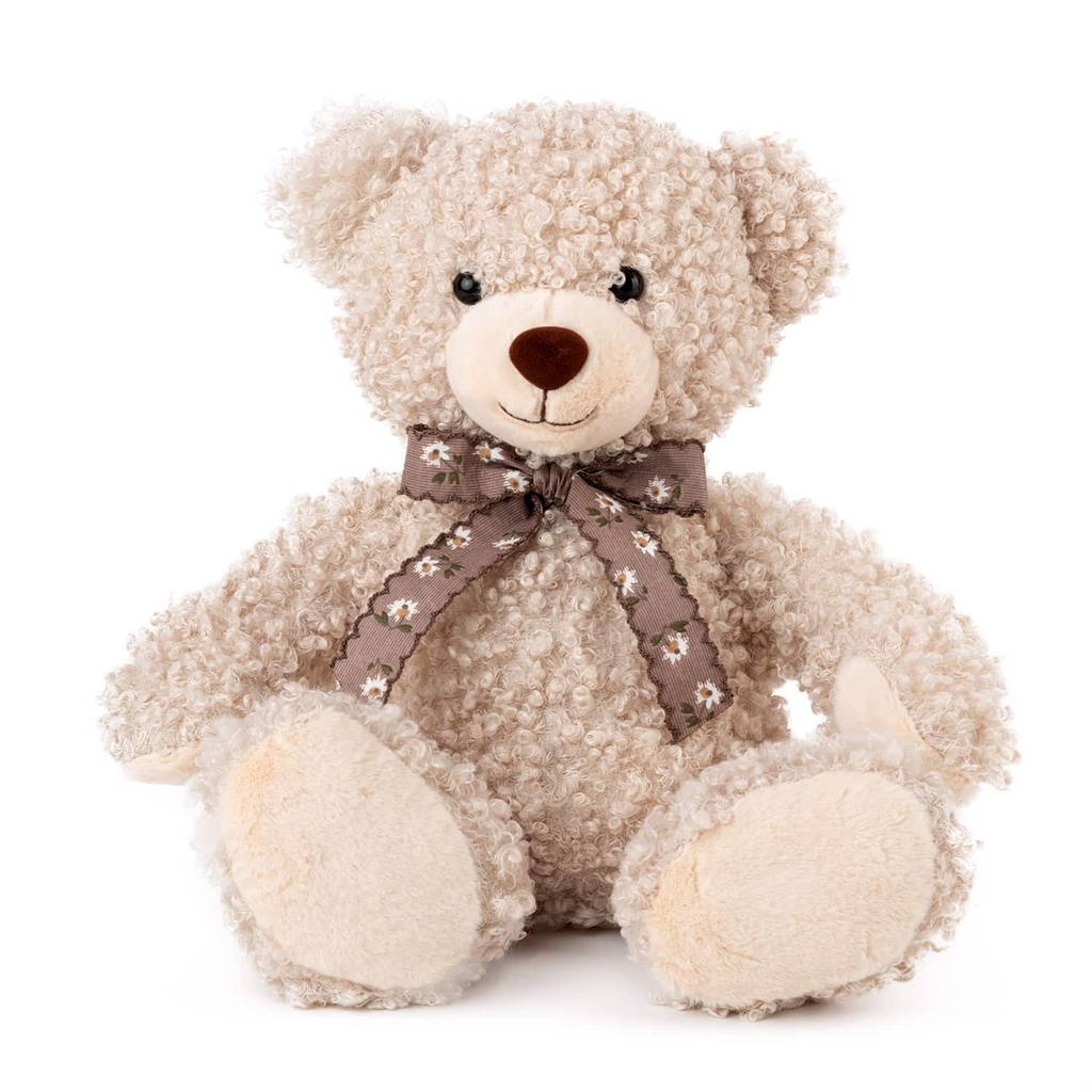 Къдраво мече с панделка