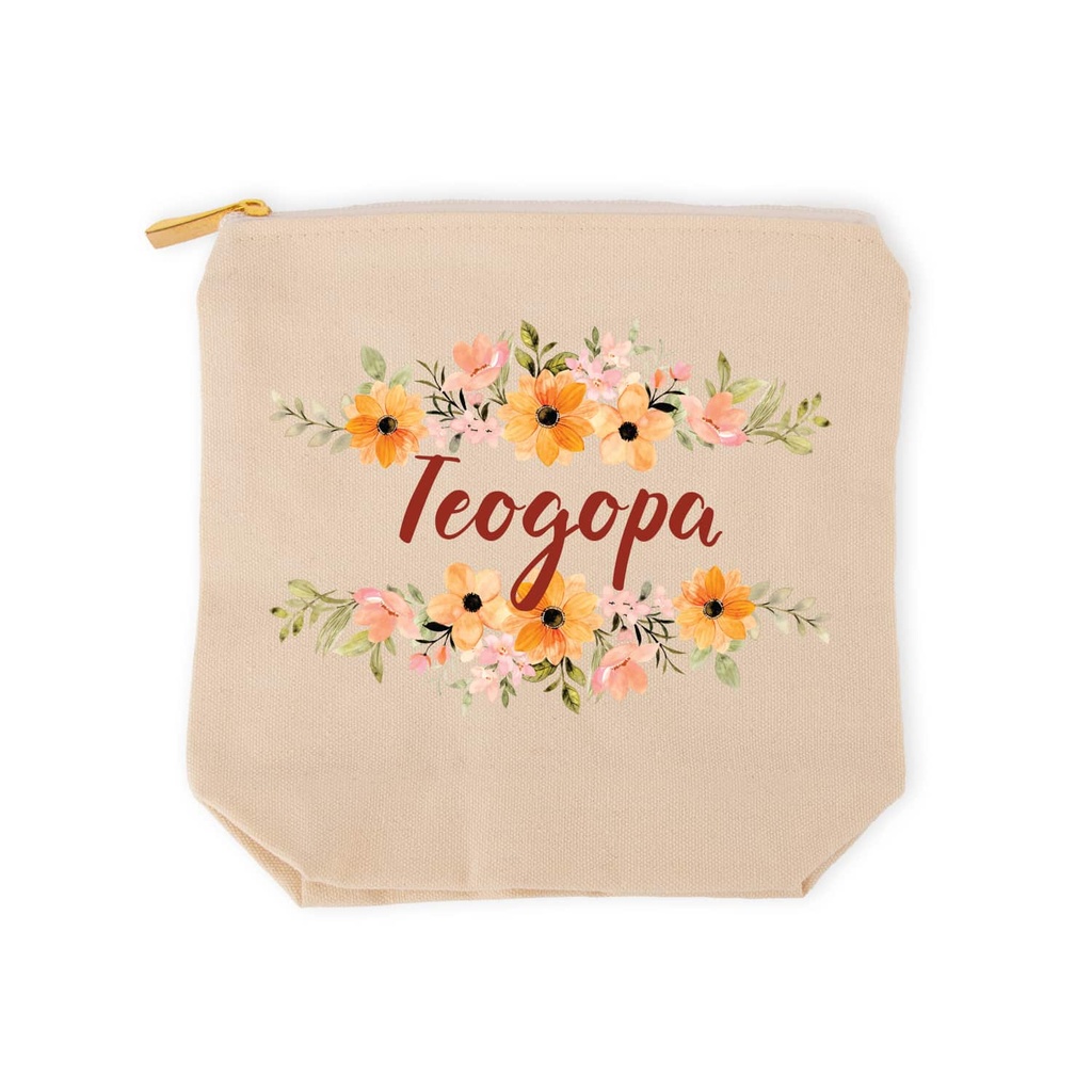 Несесер за грим - Цветница<span> - </span>Бежов