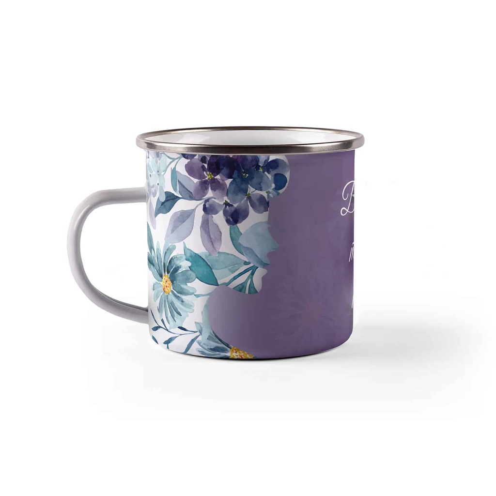 Емайлирано канче с надпис - Женственост