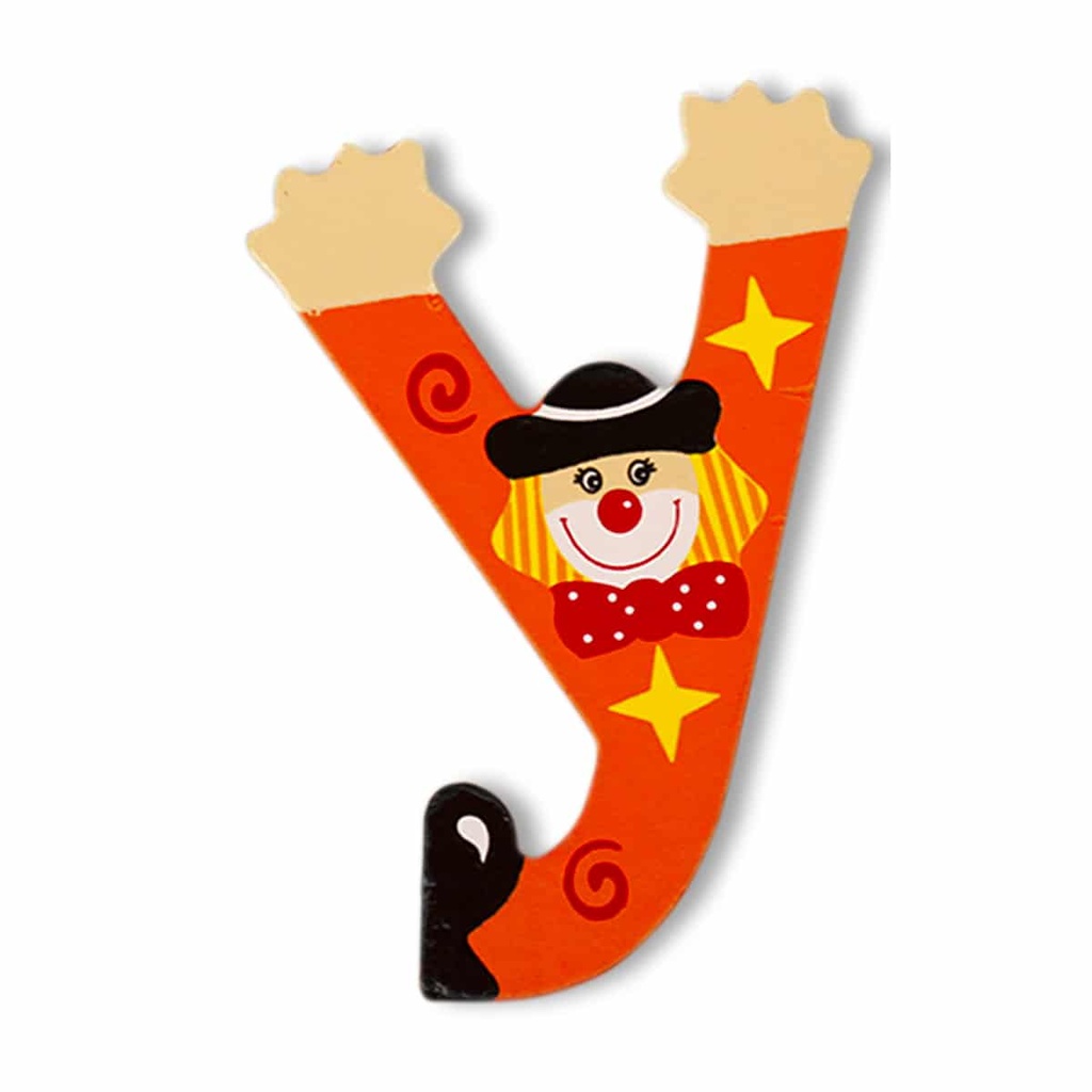 Декоративна дървена буква - У