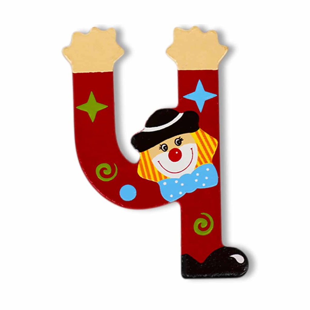 Декоративна дървена буква - Ч