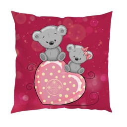 [099155-03] Възглавница с Тайно послание - Мечета върху сърце