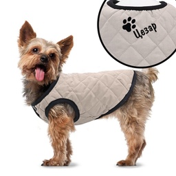 [FZYW147-10/11] Кучешко есенно-пролетно яке - Лапичка с ИМЕ