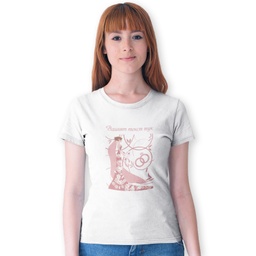 [099180-1] Дамска тениска за Моминско парти - Пролетни мотиви