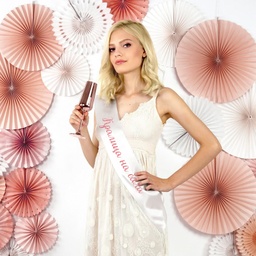 [099233-3] Сатенени ленти за абитуриентски бал с текст по избор