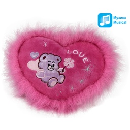 [081634/081635] Розово сърце с мече