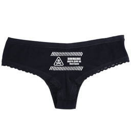 [0609-09-BK] Черно дамско бельо с дантела - Якото дупе на