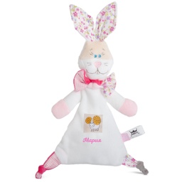 [0090674-6] Мека бебешка играчка заек със ЗОДИЯ и ИМЕ за момиче - Дева
