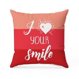 [090733-8] Възглавница "I love your smile!"