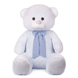 [090101] Плюшено мече в нежно син цвят